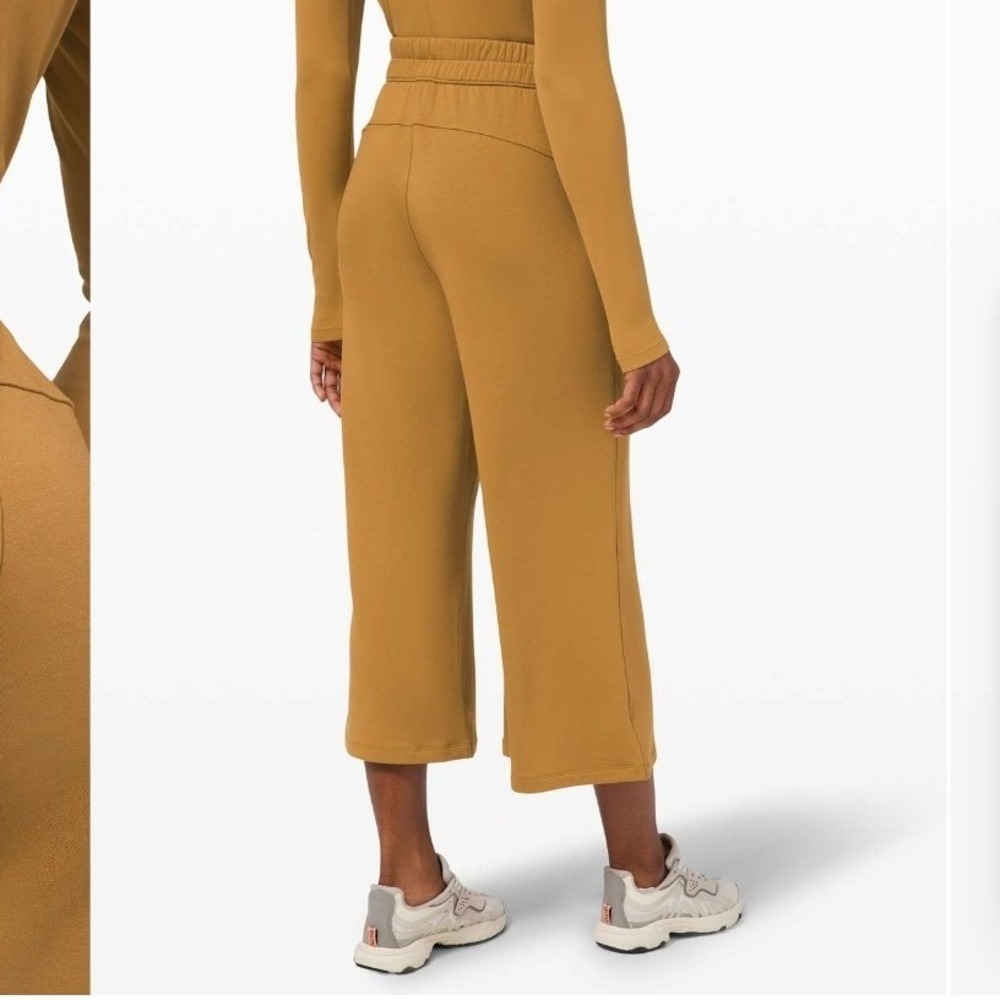 Lululemon Bound to Bliss High Rise 7/8 straight leg pants Size 8 Spiced Bronze